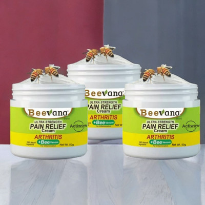 ACTIWOW BeeVana Quick Relief for Stiff Neck & Shoulder Pain Pack of 3 Cream(3 x 16.67 g)