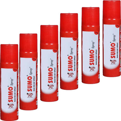 COSMORA SUMO PAIN RELIVER SPRAY FOR INSTANT RELIEF OF JOINT & ALL PAIN PACK OF - 35g x 6 Spray(6 x 35 g)