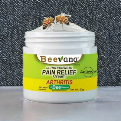 ACTIWOW BeeVana Pain Relief for Targeted Muscle Recovery Cream(50 g)
