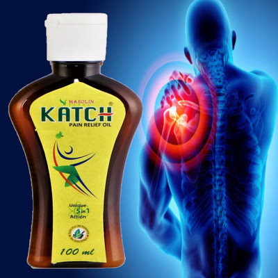 Masolin Herbal Katch - Pain Relief Ayurvedic Oil 100ml Liquid(100 ml)