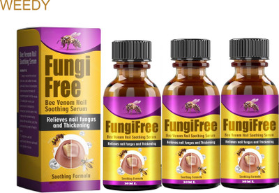 WEEDY Fungi Free Nail Repair Oil – 30ml, Triple Unisex Pack Liquid(3 x 30 ml)