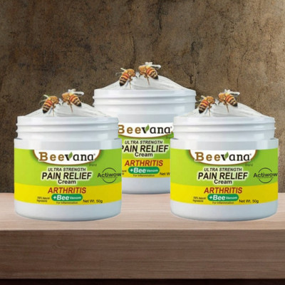 Bee Venom Fast Relief for Shoulder & Elbow Pain Pack of 3 Cream(3 x 50 g)