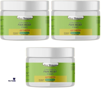 Bee Venom Pain Cream Sports Injury Relief Original pain relief OG Cream(3 x 50 ml)