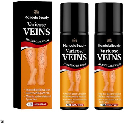 MandalaBeauty Varicose Veins Spray Swelling Comfort with Herbal Infusion Spray A75 Spray(2 x 15 ml)