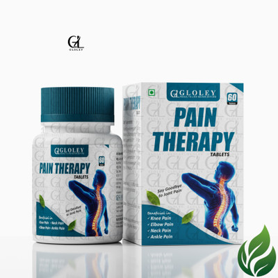 GLOLEY Pain Therapy Tablets With Herbal Blend Natural Formula Tablets(60 Units)