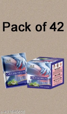 JRA Cure Orthorun KNEE PAIN RELIEF Powder (42 Pouchs) Powder(42 x 1 Units)