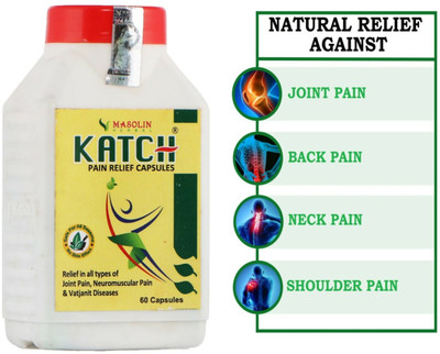 Masolin Herbal Katch - Ayurvedic Pain Relief Capsules 60's Capsules(60 Units)