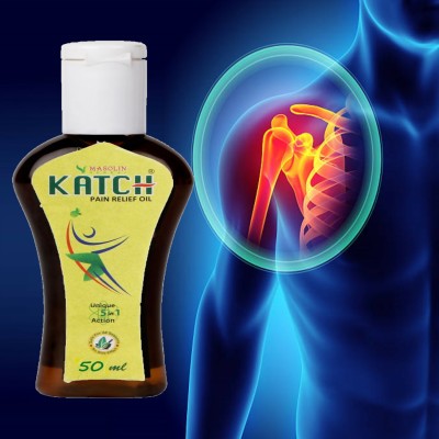 Masolin Herbal Katch Ayurvedic Joint Pain Massage Oil - 50ml Liquid(50 ml)