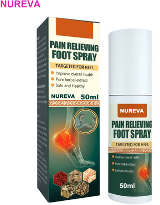 nureva Natural Foot Pain Spray – Swelling Relief Fast Liquid(50 ml)