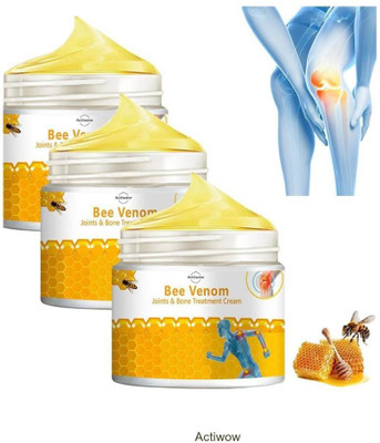 ACTIWOW Bee Venom Pain Relief Hands And Tendon Pain Cream Cream(3 x 33.33 g)