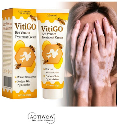 ACTIWOW Vitigo Bee Venom Cream for Redness-Free Glow Z01 Cream(100 g)