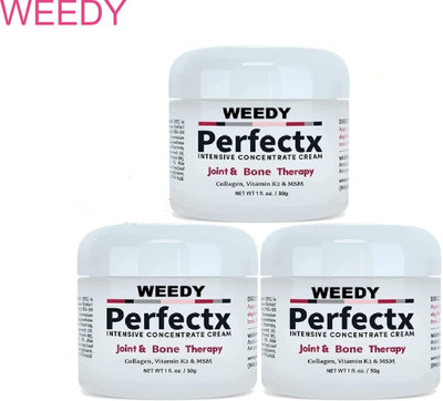 WEEDY Perfectx Joint & Bone Fast Relief – Advanced Muscle & Joint Recovery Formula Cream(3 x 100 g)