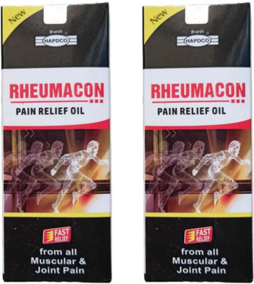 HAPDCO Hap.dco.. Rheumacon Pain Relief Oil pack of 2 Liquid(2 x 60 ml)