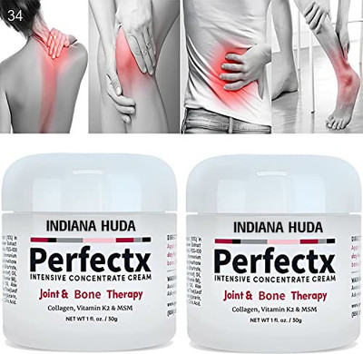 INDIANA HUDA Perfectx Joint & Bone Therapy Cream – Pain Relief Formula, 50g x 2 Cream(2 x 50 g)