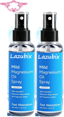 Lazubix Magnesium Oil Spray Body Calm Magnesium Oil Spray 2 Pack B Spray(2 x 100 ml)