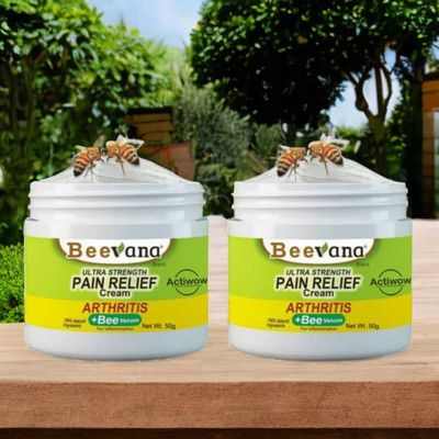 Bee Venom Arthritis & Pain Relief Cream for All-Day Comfort Pack of 2 Cream(2 x 50 g)