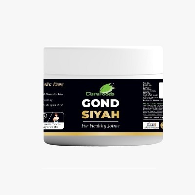 Cura Gond Siyah Kala Gond Body pain Relief in Joints, Muscle, Bone & Nerve Pain Powder(50 g)