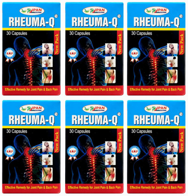 vitaherbal Dipan Herbal Rheuma-Q Pack of 6 Capsules(6 x 30 Units)