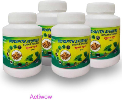 ACTIWOW Bidyapith Sugar Powder for Preventing Sugar Overload Pack of 4 A02 Powder(4 x 100 g)