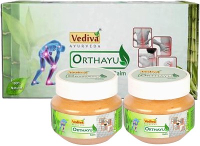 Orthayu Balm For Effective Relief From Sprains,Pains,Muscular Aches- 100ml | Pack of 2 Balm(2 x 100 g)