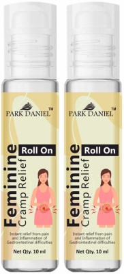 PARK DANIEL Feminine Cramp Relief Oil Roll-on Instant Relief from Periods Pack 2 of 10ML Liquid(2 x 10 ml)