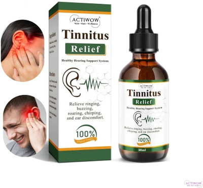 ACTIWOW Tinnitus Relief Natural Ear Strength Formula Liquid(30 ml)
