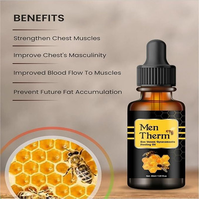 LootZoo Bee Venom Oil for Men – Natural Pain Relief for Active Men Liquid Liquid(30 ml)