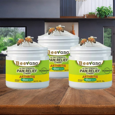 ACTIWOW BeeVana Cream for Soothing Sore Muscles & Joints Pack of 3 Cream(3 x 16.67 g)
