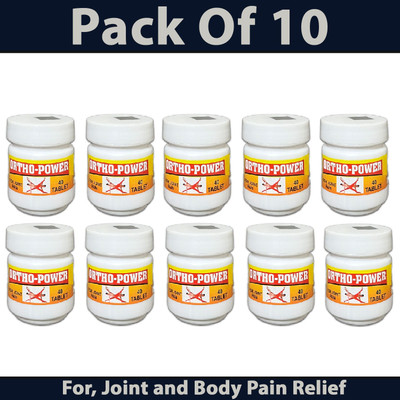 JRA Cure Ayurvedic Ortho Power pack of 10 Tablets(10 x 40 Units)