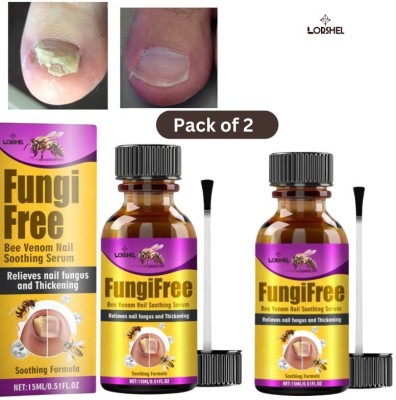 LORSHEL Bee Venom Fungii Free Nail Solution for Nail Strength and Growth(30 ml)