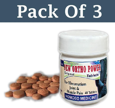 Vrukie Original New Ortho Power Tablet for all type body pain Tablets(3 x 40 Units)