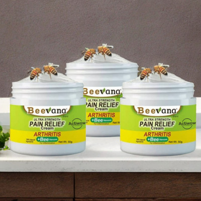 Bee Venom Fast-Acting Muscle Relief for Active Bodies Pack of 3 Cream(3 x 50 g)
