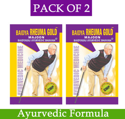 Baidyaraj Ayurvedic Bhavan Rheuma Gold Majoon Gel(2 x 200 g)