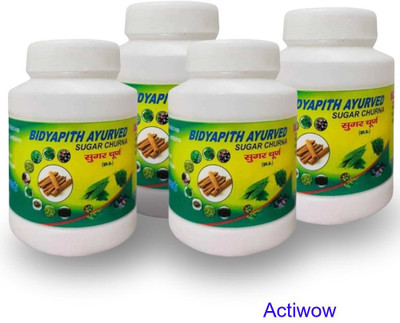 ACTIWOW Bidyapith Sugar Powder for Balancing Glucose and Insulin Pack of 4 A02 Powder(4 x 100 g)