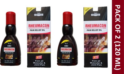 HAPDCO RHEUMACON PAIN RELIEF OIL (PACK OF 2) Liquid(2 x 60 ml)