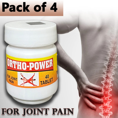 JRA Cure ORTHO POWER AYURVEDIC PACK OF 4 Tablets(4 x 40 Units)