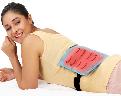 JSB H04N Electric Heating Pad Orthopedic Foldable Velcro Belt 3 Temperature Levels Gel(1 Units)