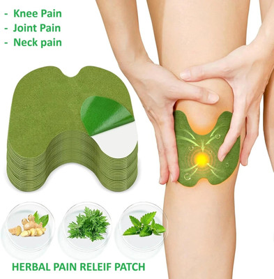 QOZWEID Knee Pain Relief Patch-Herbal Knee Pain Relieving Plaster Sticker,Knee,Shoulder Plaster & Patch(10 x 1 Patches)