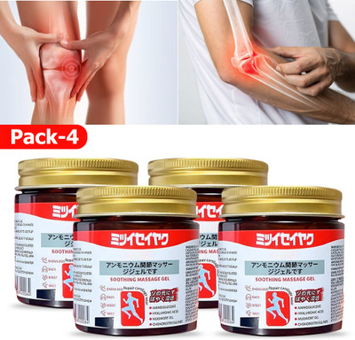 ODDEVEN Herbal Cooling Massage Gel – Japanese Formula for Sore Muscles Gel(4 x 100 g)