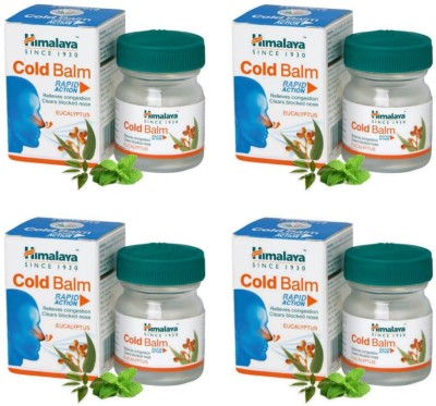 HIMALAYA Cold Balm Rapid Action 45g Each Pack of 4 With Eucalyptus Balm(4 x 45 g)
