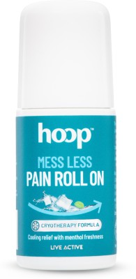 hoop Pain Relief Roll On - Instant Cooling for Back, Neck, Leg, Joints, Shoulder Gel(50 ml)
