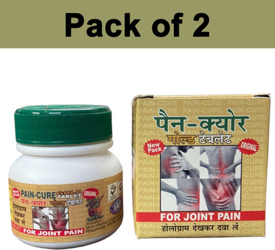 JRA Cure Pain cure gold tablet-40 Tablets (pack of 2) Tablets(2 x 40 Units)