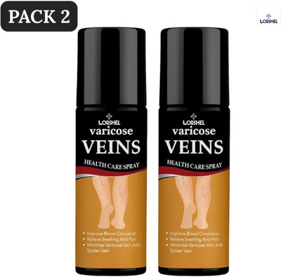 LORSHEL Varicose Vein Spray | varicose vein spray for men, varicose vein pain treatme... Spray(2 x 30 ml)