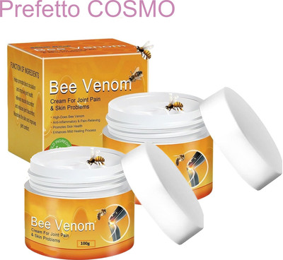Prefetto COSMO Bee Venom for Fast Acting Pain Relief & Bone Healing Cream(2 x 100 g)