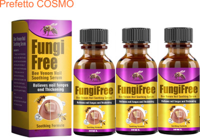 Prefetto COSMO Fungi Free Nail Growth Oil – Unisex Twin Pack 30ml 3 Liquid(3 x 30 ml)