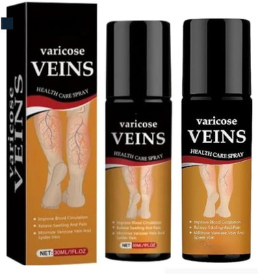 BIFRRUTANT Fast Acting Varicose Vein Spray with Herbal Comfort in Legs Liquid(2 x 50 ml)