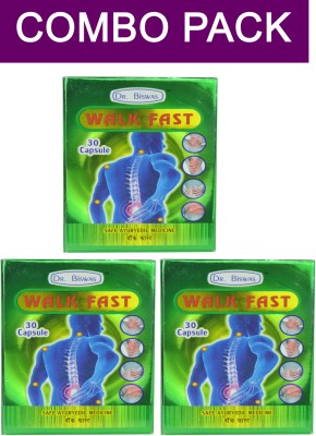 Dr. Biswas Ayurvedic Walk fast Capsule For Body pain Relief Capsules(3 x 10 Units)