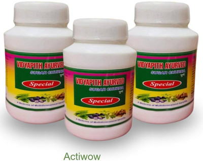 ACTIWOW Vidyapith Sugar Powder for Supporting Overall Blood Sugar Health Pack of 3 B01 Powder(3 x 100 g)