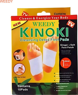 WEEDY Herbal Foot Patch – Deep Pain Detox Pads Plaster & Patch(10 Patches)