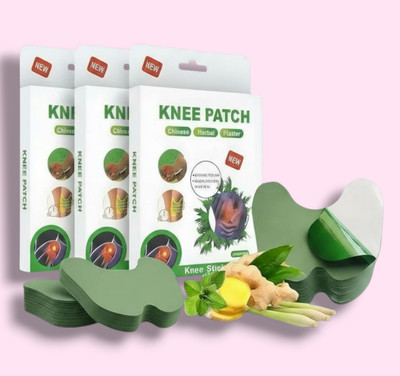 Naosucura Herbal Knee Patch for Deep Pain Relief, Relaxation and Blood Flow Plaster & Patch(30 x 1 Patches)